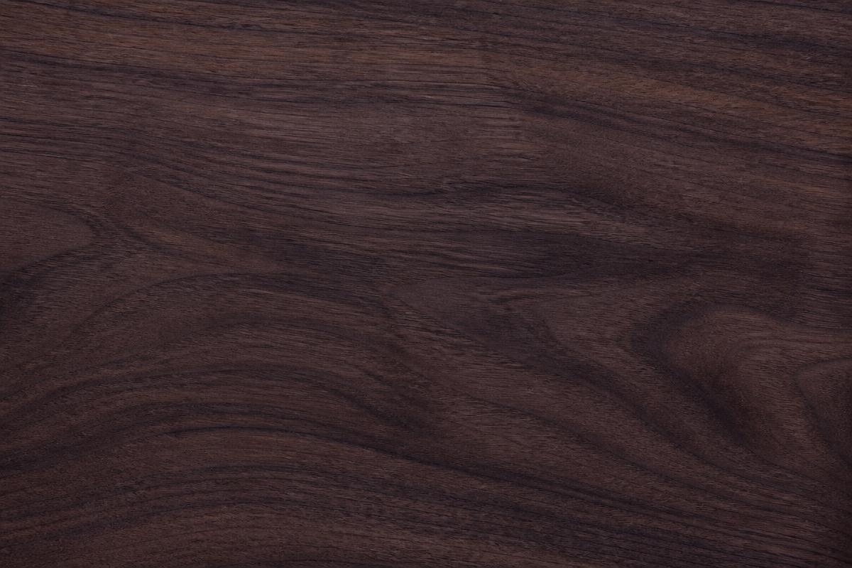 Grain and colour of American Black Walnut (Juglans nigra) hardwood
